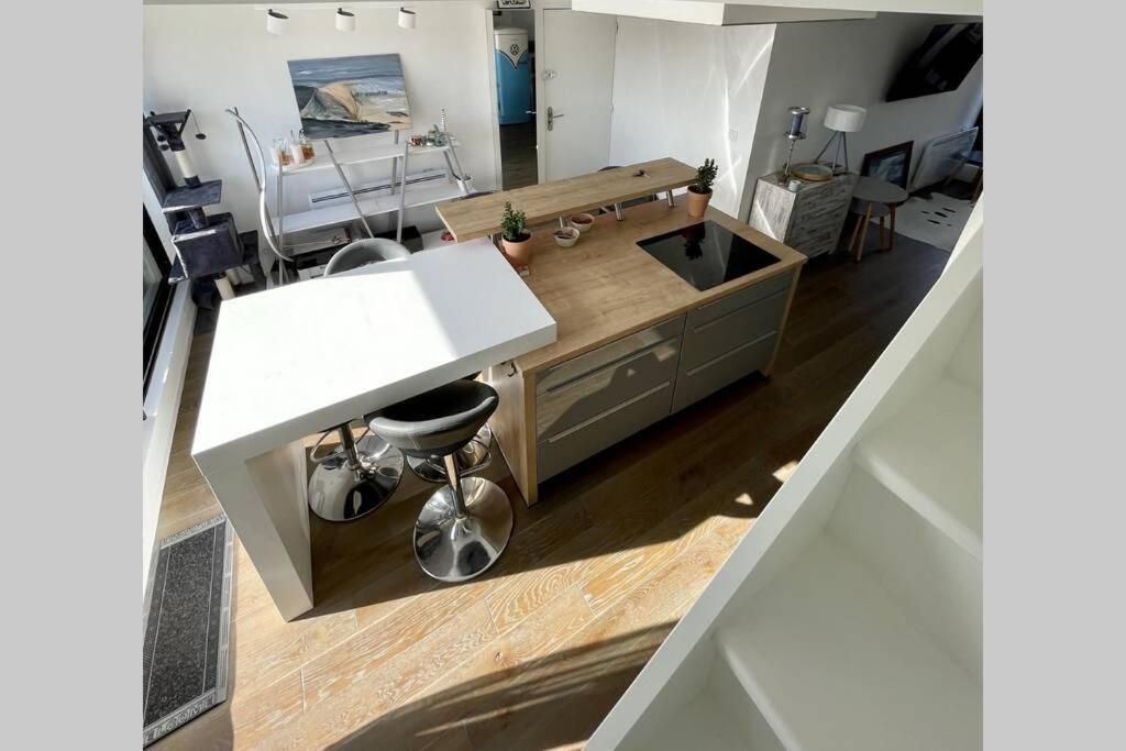 Duplex Avec Jacuzzi Vue Imprenable Sur La Baie De Wissantアパートメント エクステリア 写真